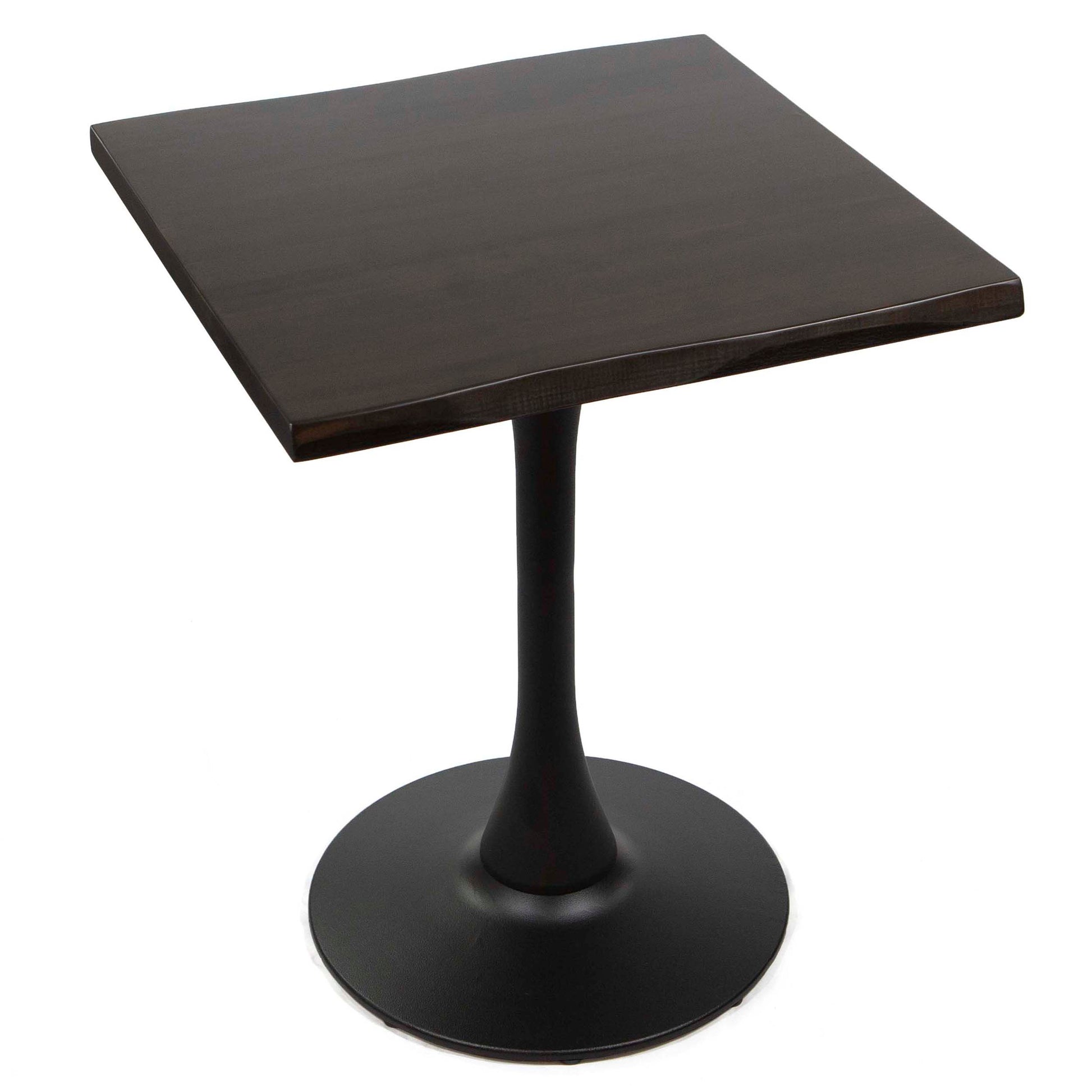 24" x 24" solid European beech hardwood restaurant cafe table