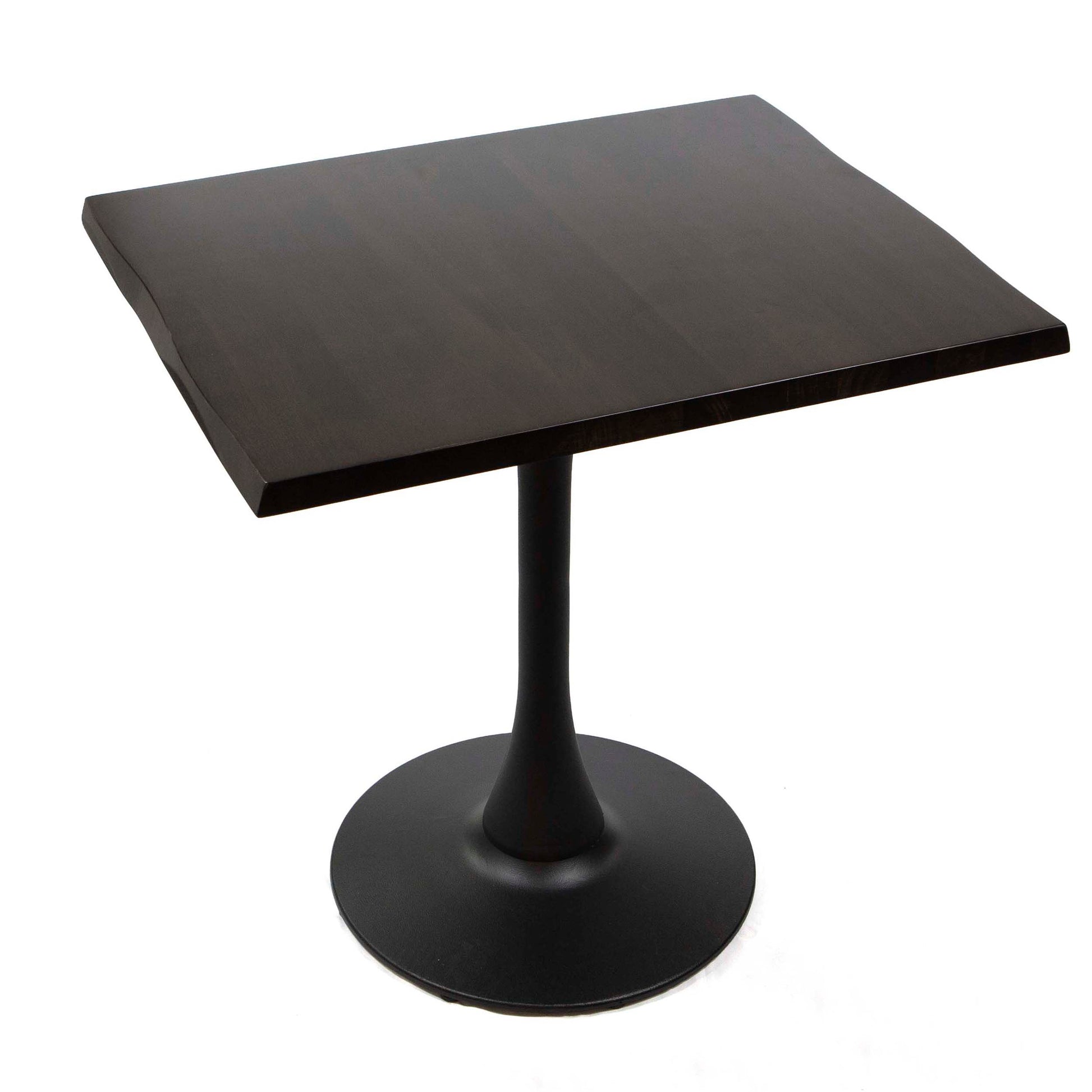 24" x 30" solid European beech hardwood restaurant cafe table