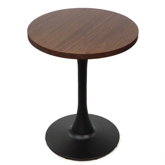 solid pine wood round restaurant tables