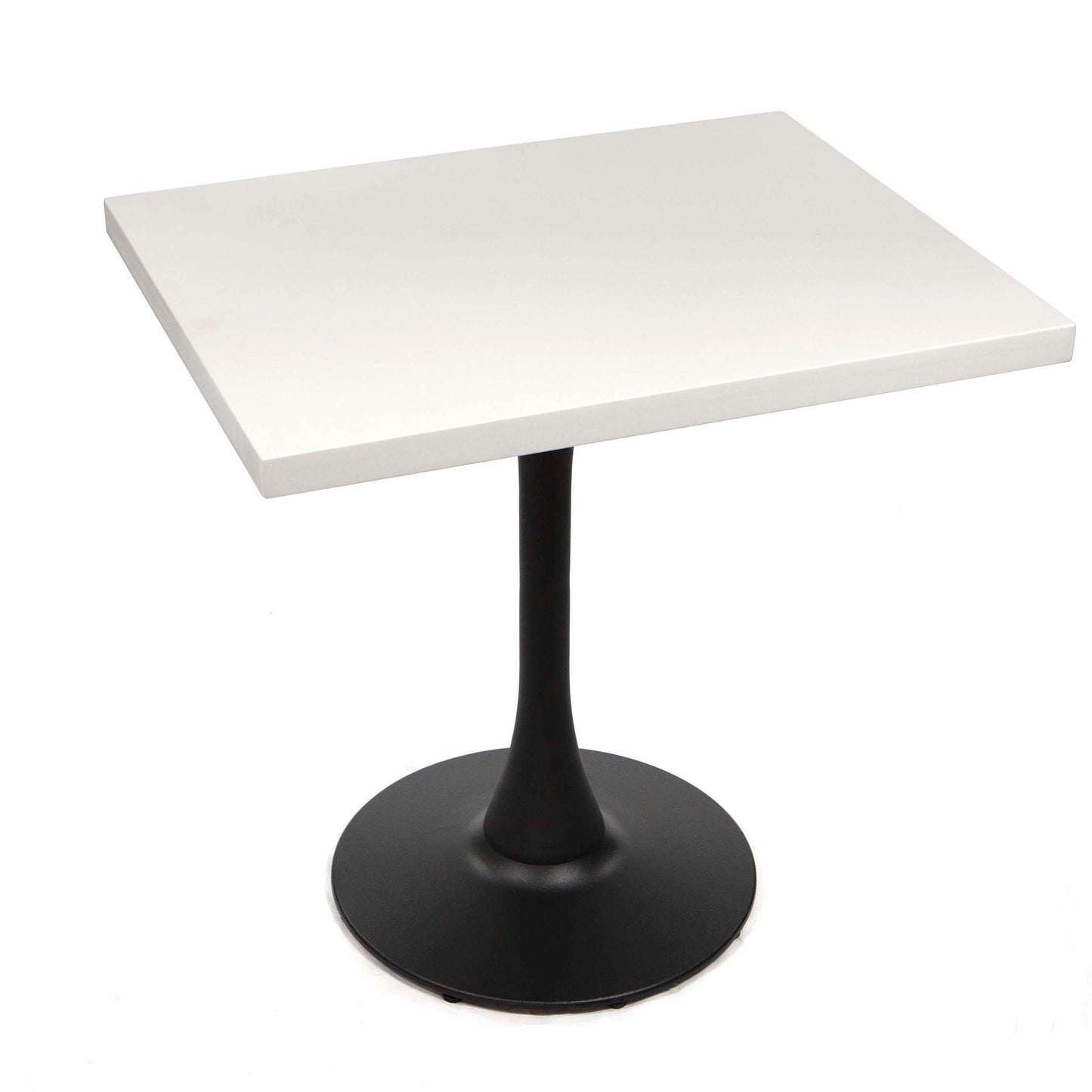 white quartz restaurant tables