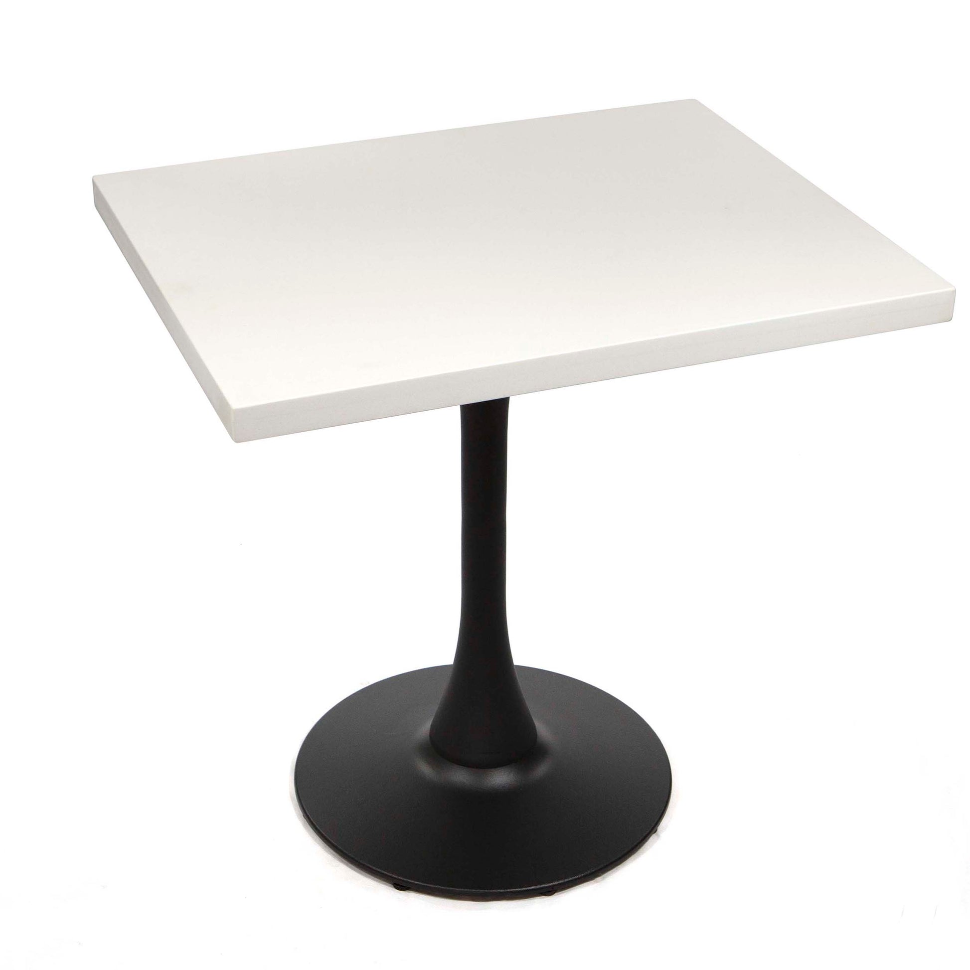white quartz restaurant tables