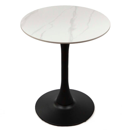 24" round sintered stone restaurant cafe table