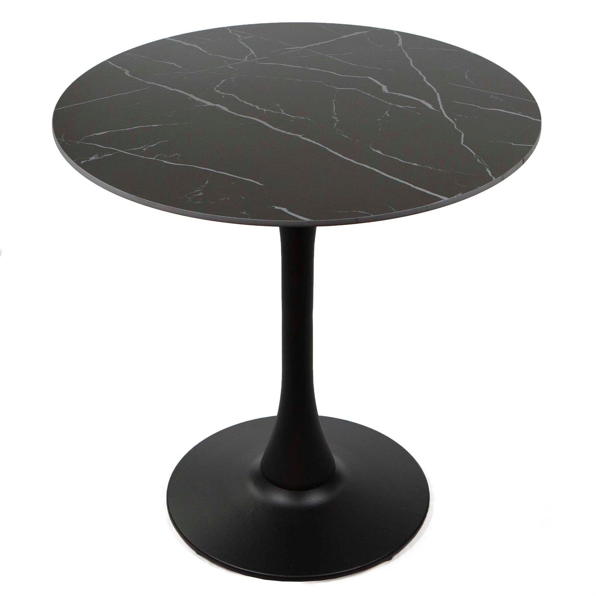 30" round sintered stone bistro cafe table