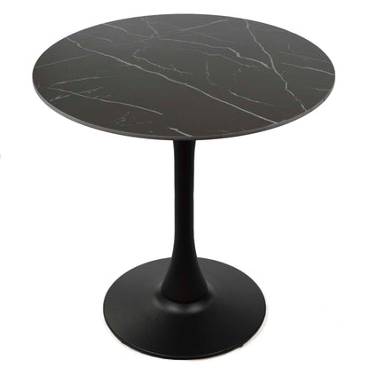 30" round sintered stone bistro cafe table