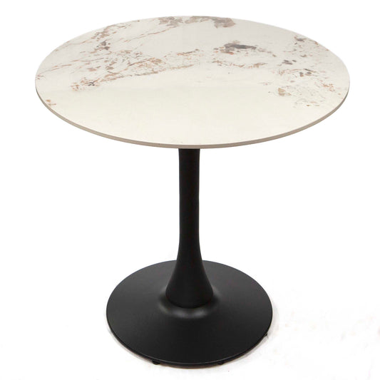 round sintered stone restaurant tables