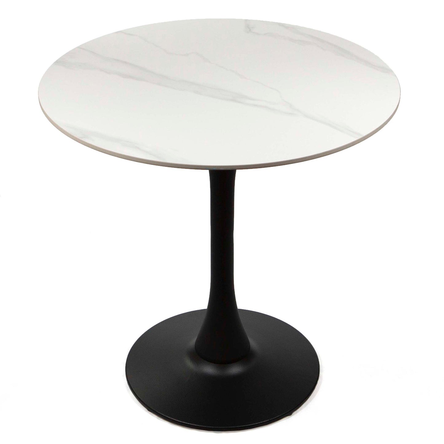 30" round sintered stone bistro cafe table