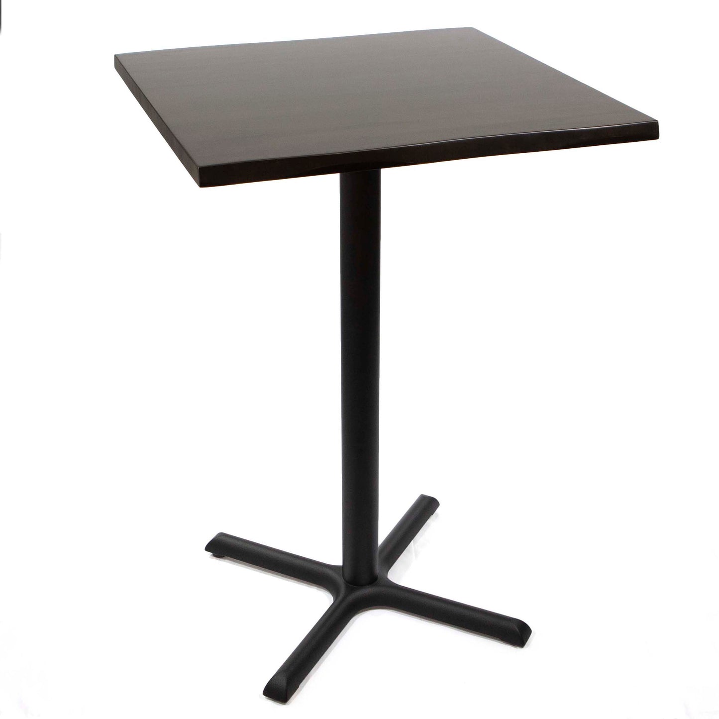 30" x 30" solid European beech hardwood bar height high top table