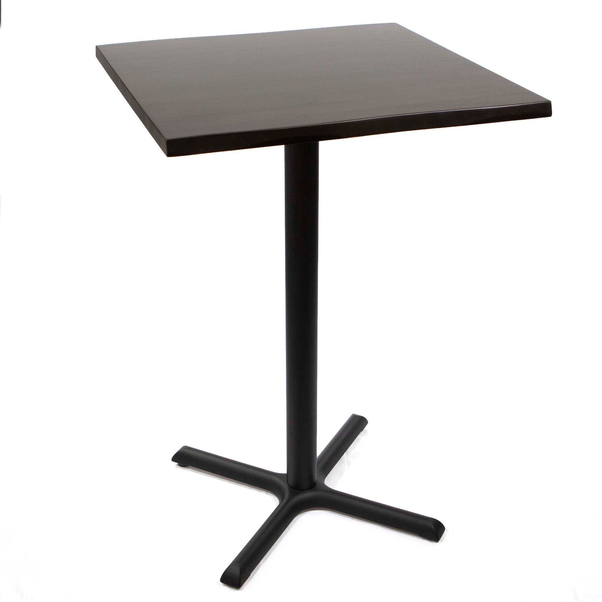 30" x 30" solid European beech hardwood bar height high top table
