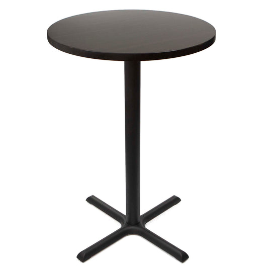 30" round European beech hardwood bar height bistro table