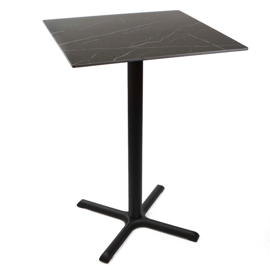 30" x 30" sintered stone bar height bistro table