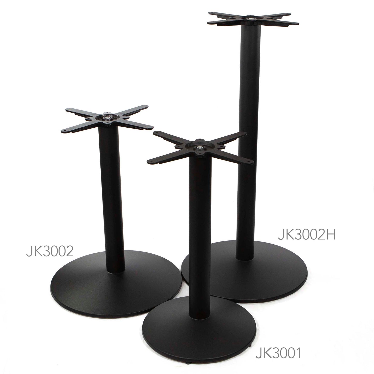 round cast iron restaurant cafe bistro table base