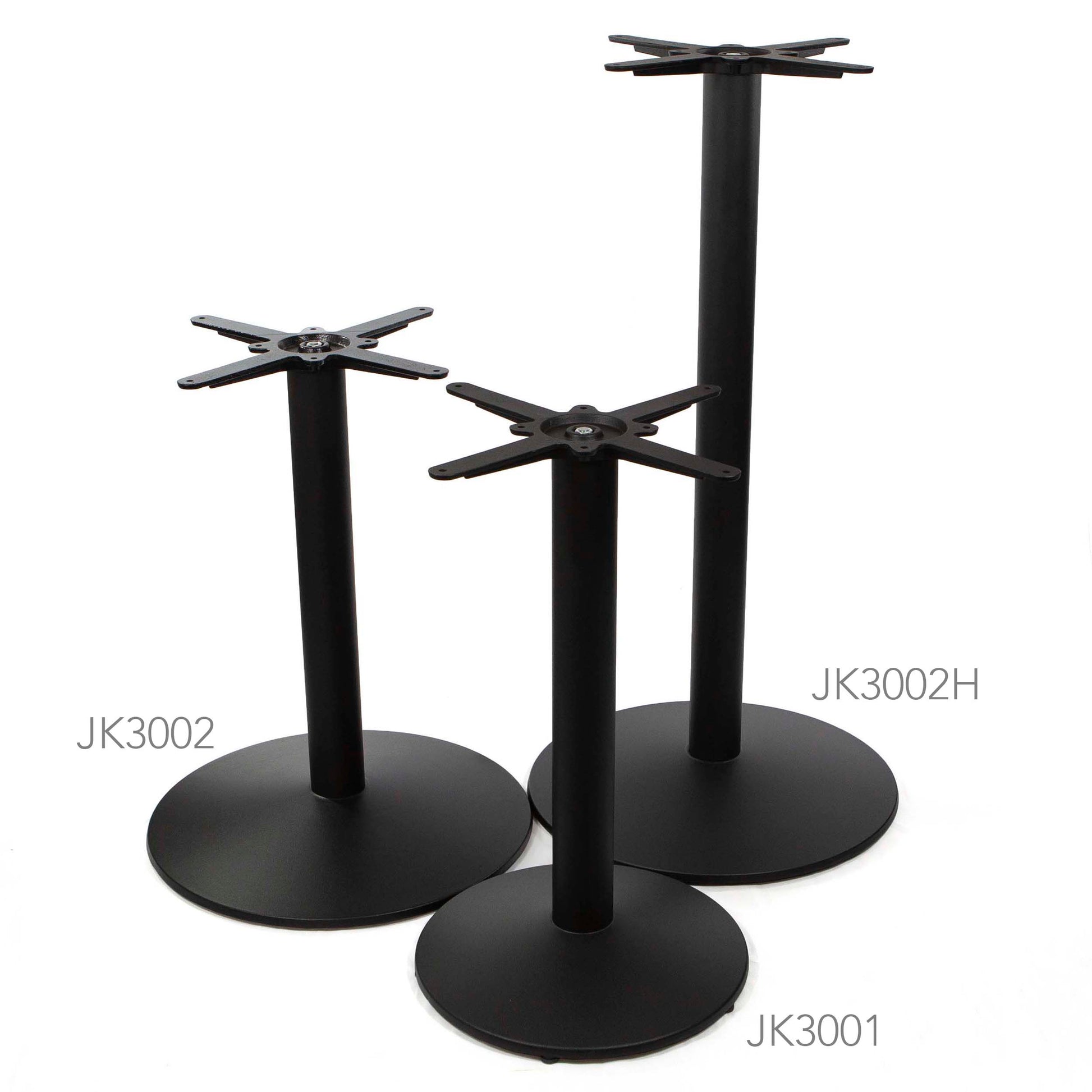 round cast iron restaurant cafe bistro table base