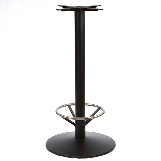 JK3010H bar height cast iron table base with footrest