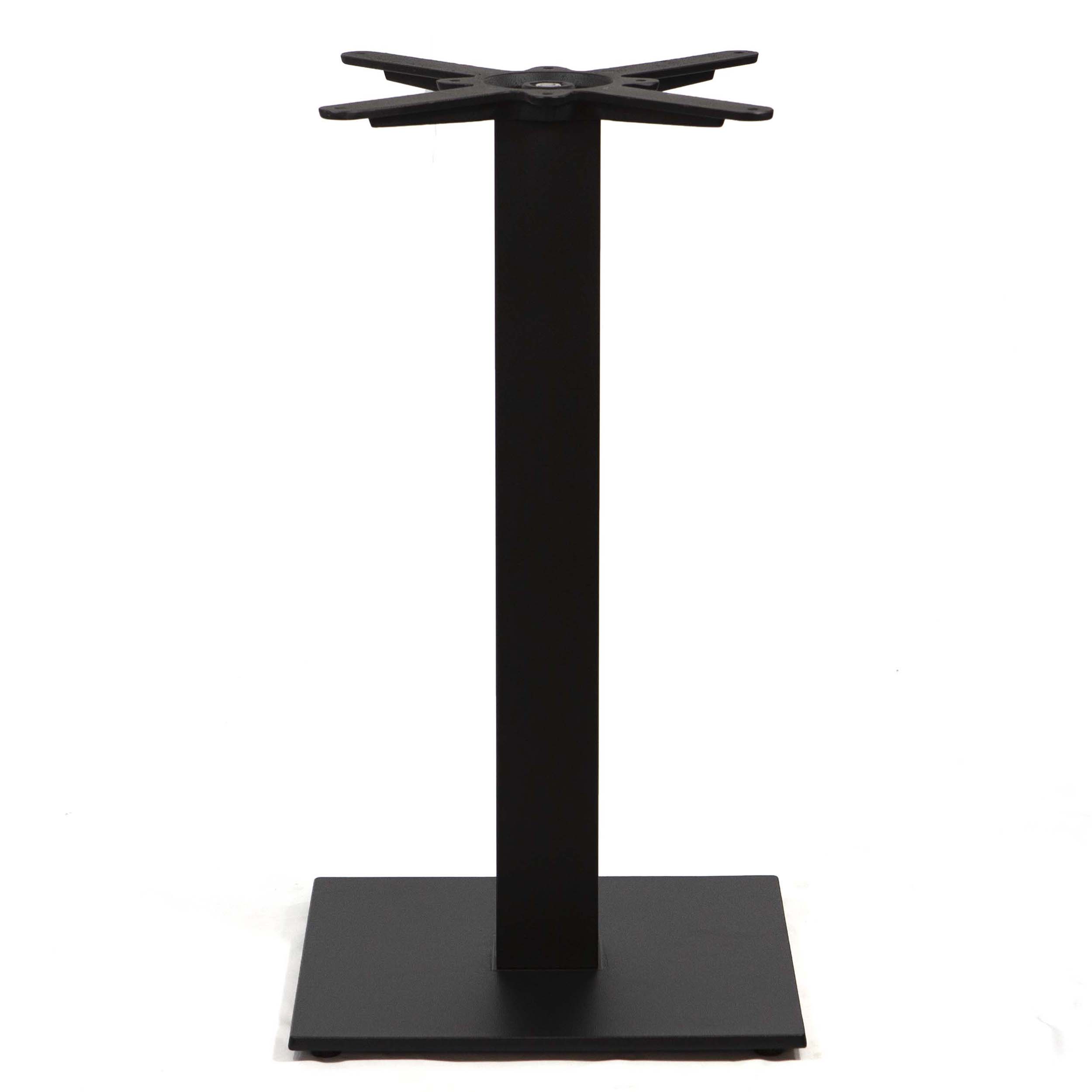 Flat Square Bistro Table Base in Cast Iron, 1 PC, Pedestal Shape #JK30 ...