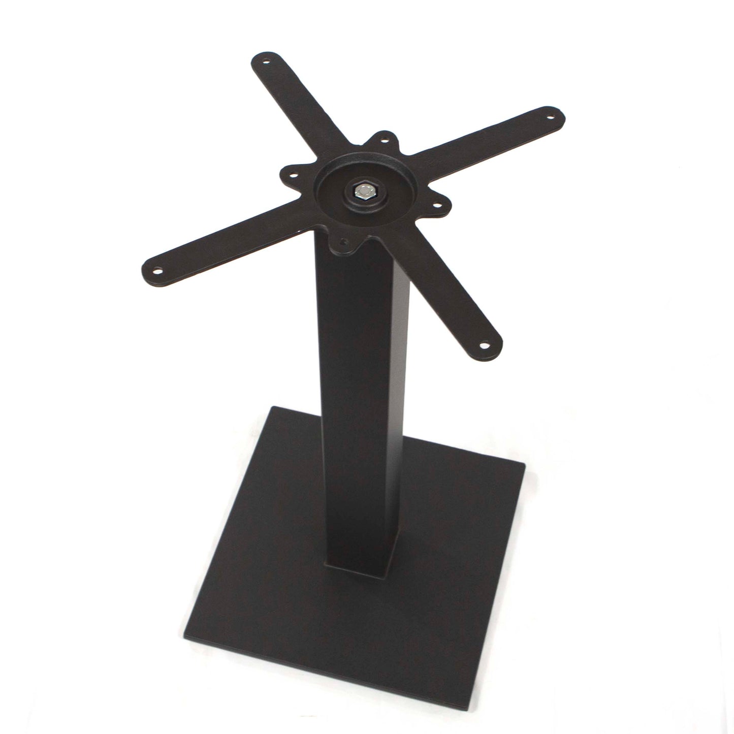 Flat Square Bistro Table Base in Cast Iron, 1 PC, Pedestal Shape #JK3016