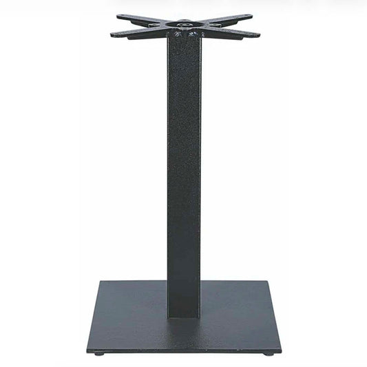 Flat Square Bistro Table Base in Cast Iron, 1 PC, Pedestal Shape #JK3016