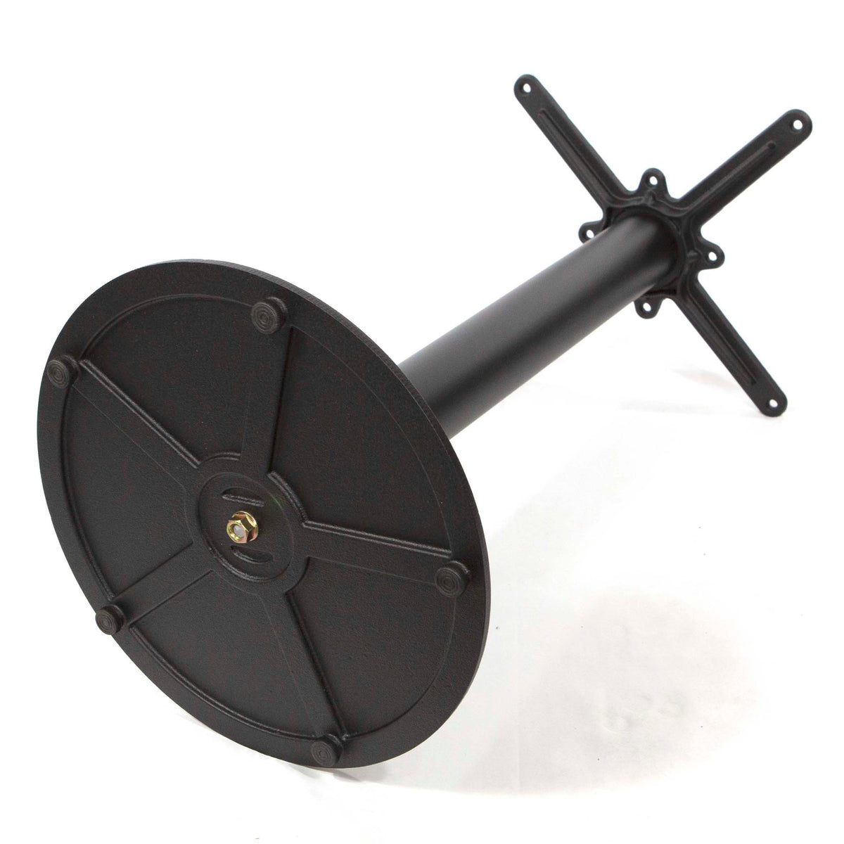 Flat Round Cast Iron Bistro Cafe Table Base #JK3023