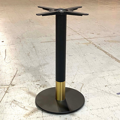 Gold Color Skirting Round Table Base in Cast Iron, #JK3143