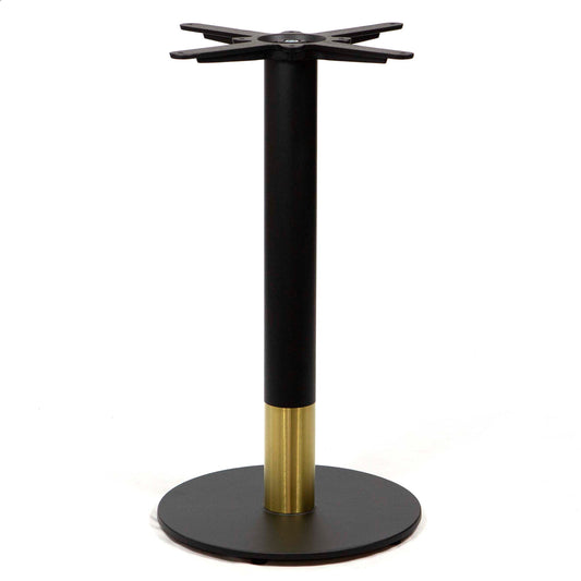 gold color skirting cast iron restaurant table base