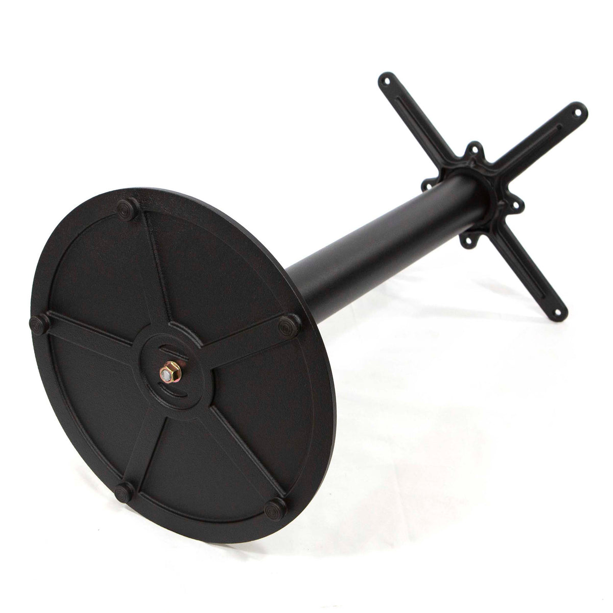 Gold Color Skirting Round Table Base in Cast Iron, #JK3143