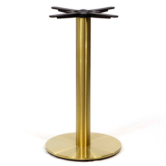 gold color cast iron restaurant table bases
