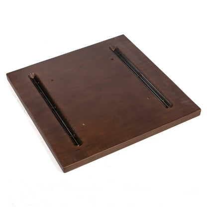 24 x 24" Solid Pine Wood Table Tops, Dark Walnut Color #KD2424-WN