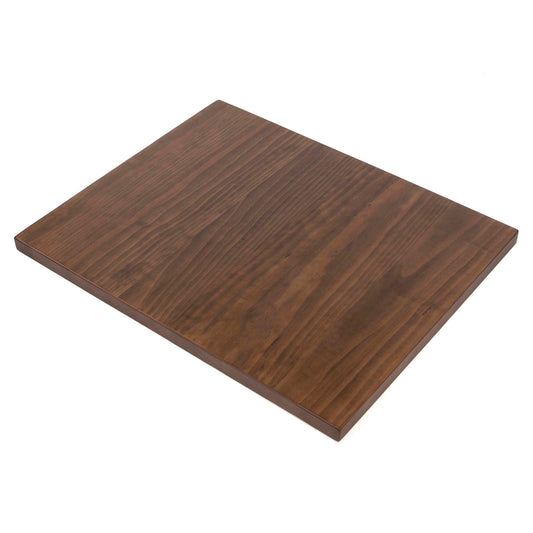 solid pine table tops, dark walnut color