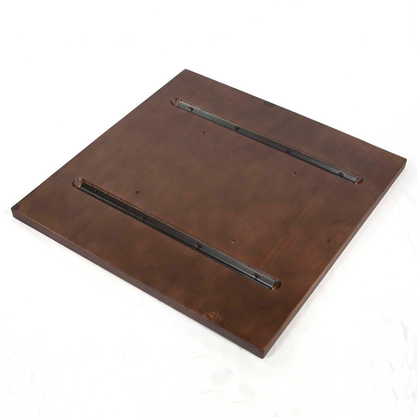 30 x 30" Solid Pine Restaurant Cafe Table Top, Dark Walnut Color #KD3030-WN