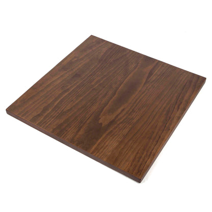 solid pine table tops, dark walnut color