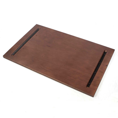 30 x 48" Solid Pine Restaurant Cafe Table Top, Dark Walnut Color #KD3048-WN