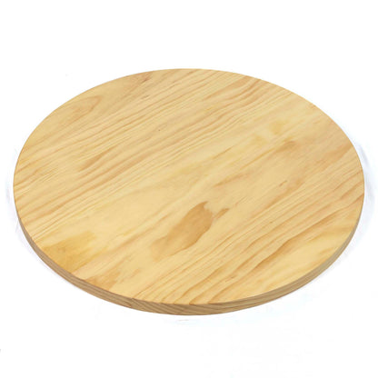 round solid pine table tops, natural color