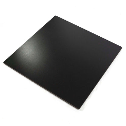 30" x 30" square black sintered stone table tops 2
