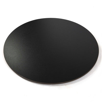 24" round black sintered stone table tops 2