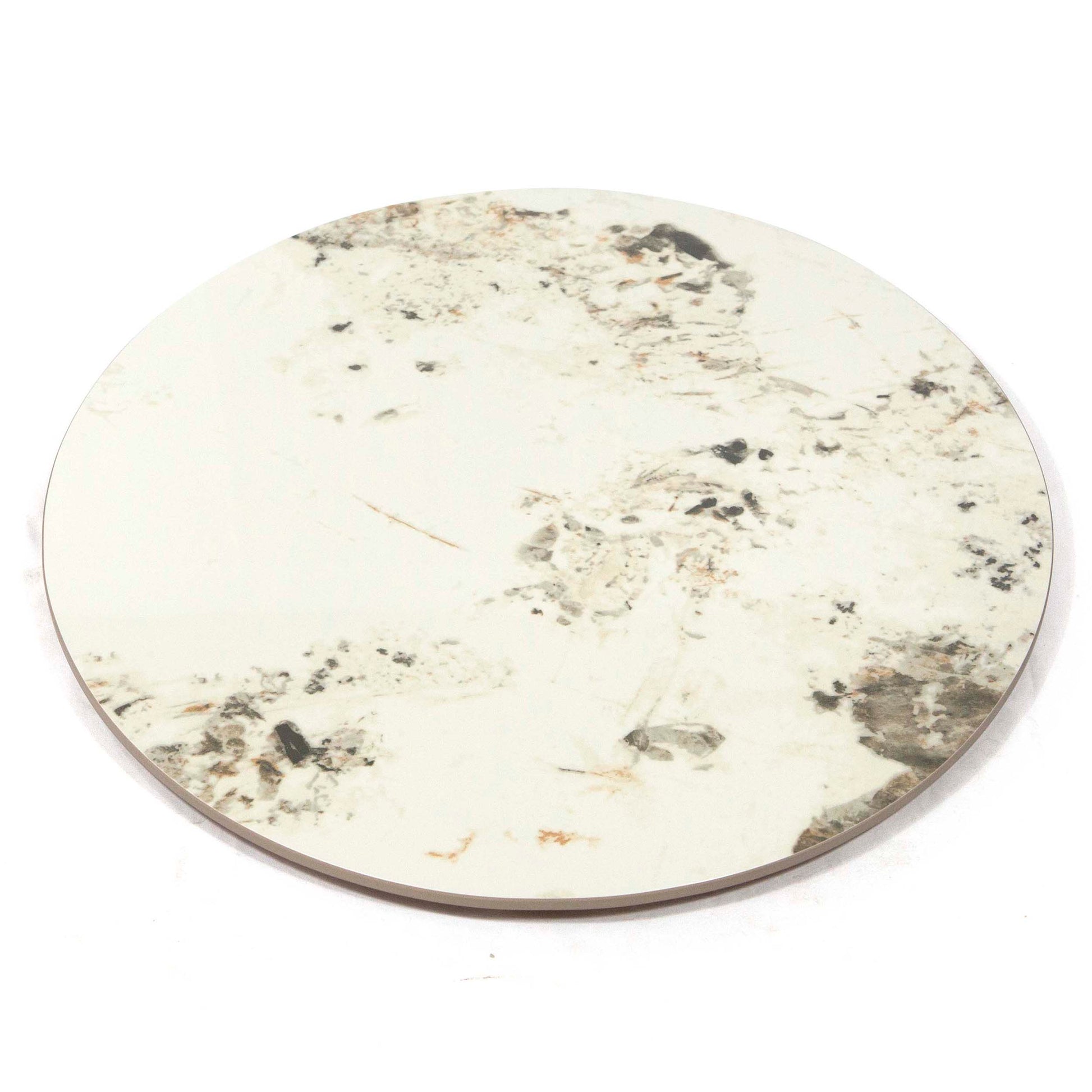 pandora color sintered stone round table tops 24"