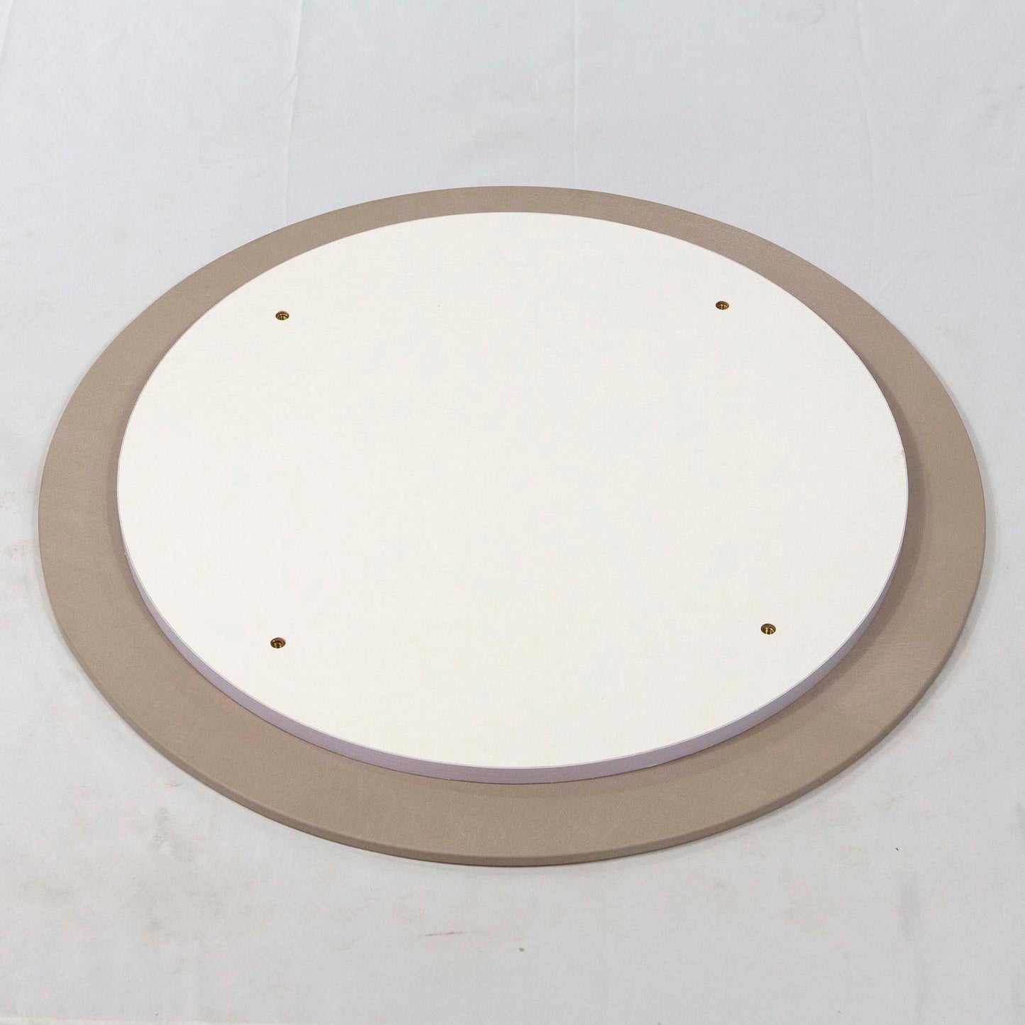 24" Round Sintered Stone Restaurant Table Top, Gloss Pandora Color #KED24-P