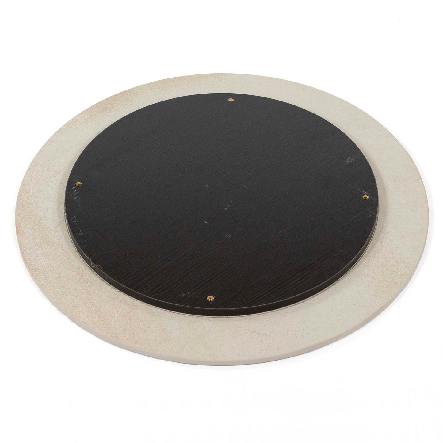 24" Round Sintered Stone Restaurant Table Top, White Color #KED24-W