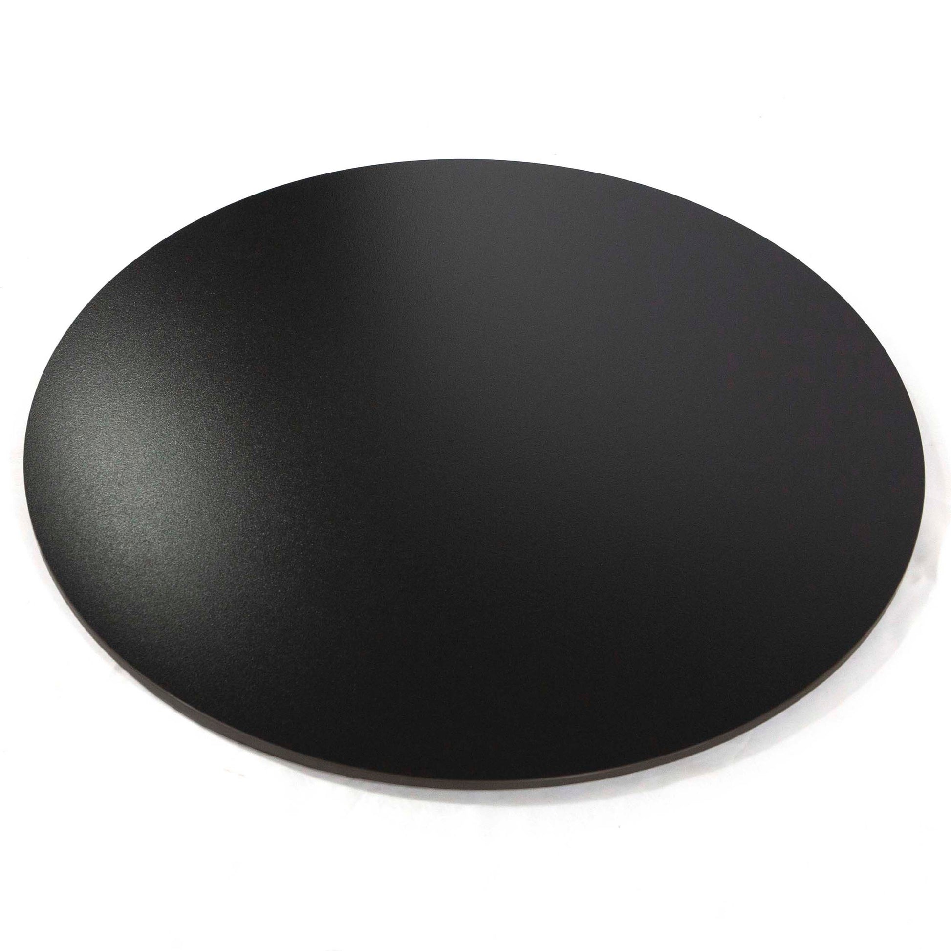 30" round black sintered stone table tops 2