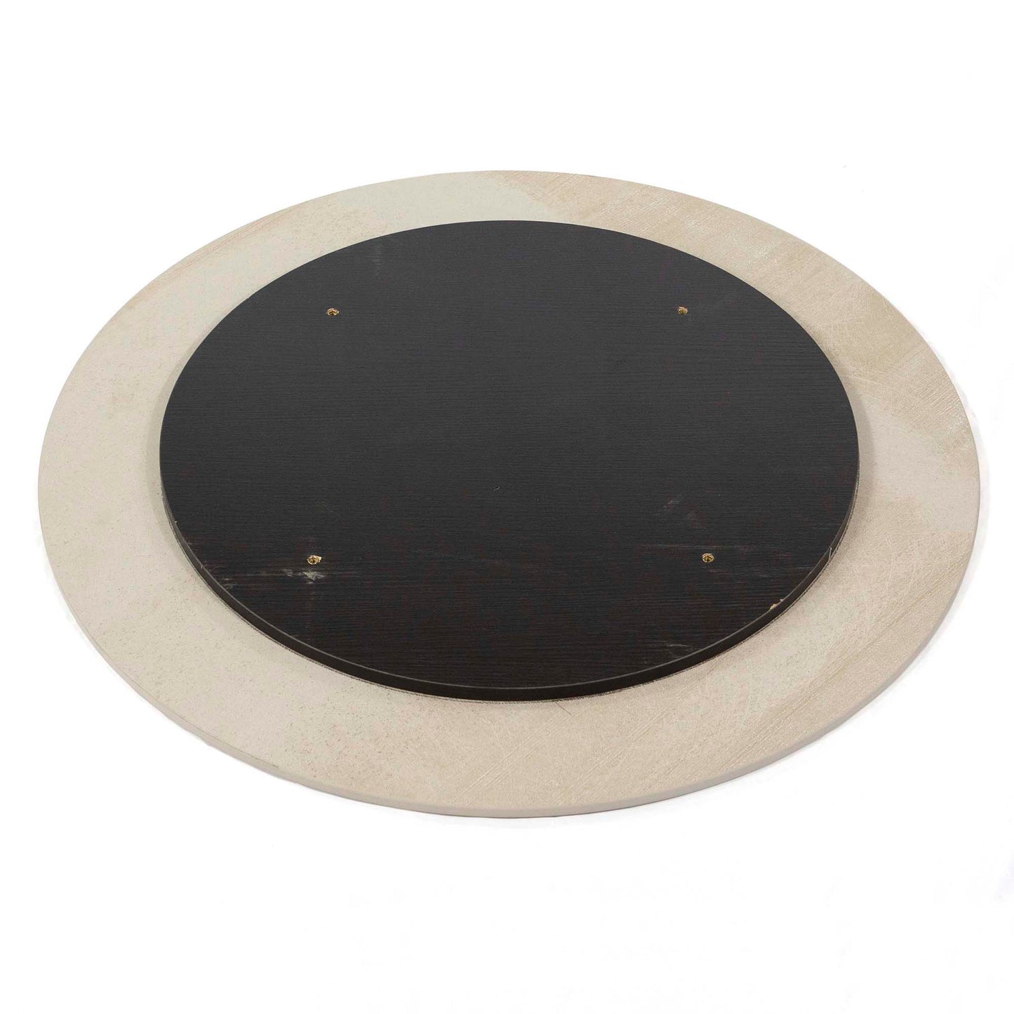 30" Round Sintered Stone Restaurant Table Top, White Color #KED30-W