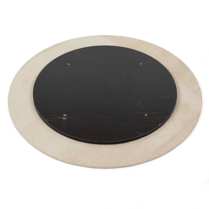 30" Round Sintered Stone Restaurant Table Top, White Color #KED30-W