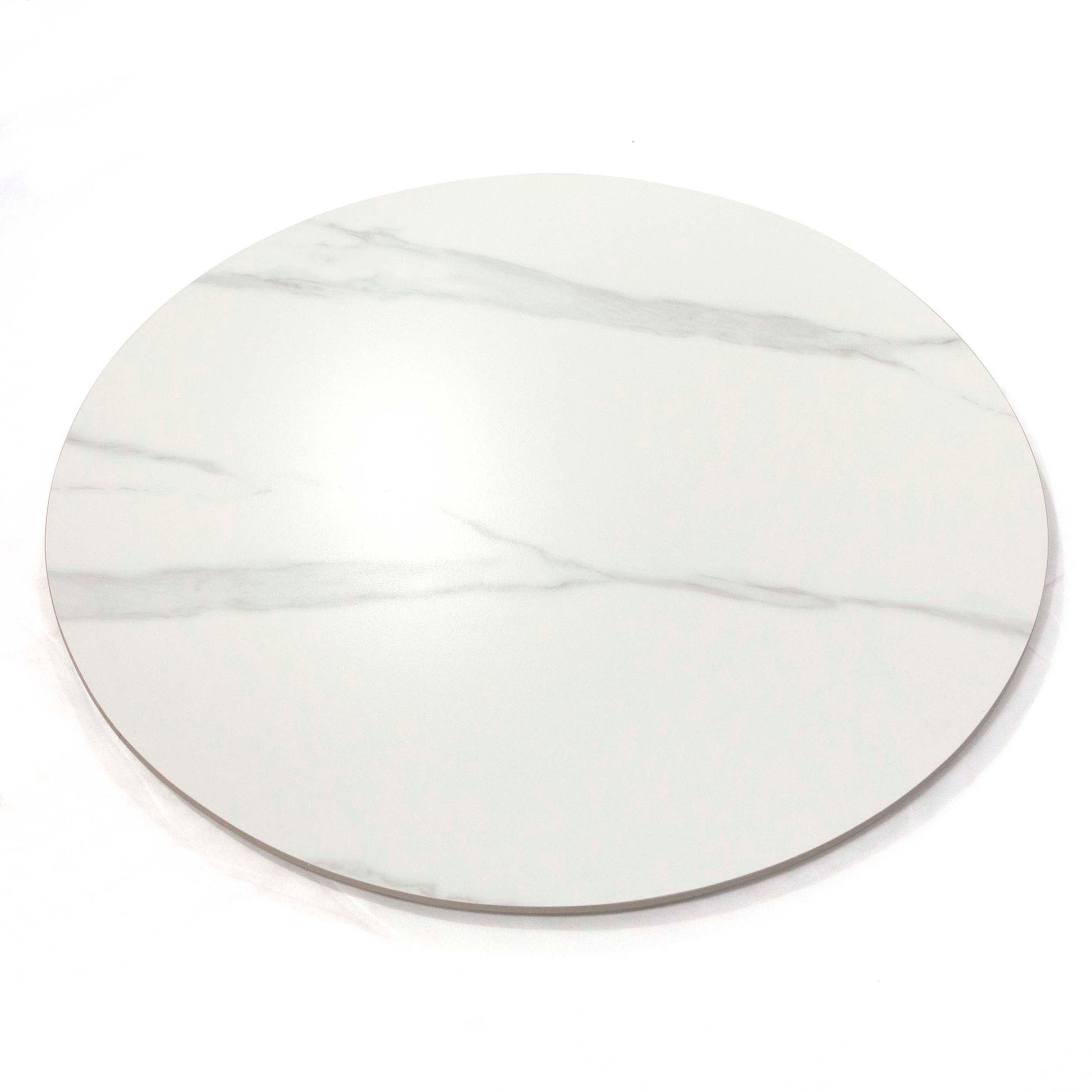 white round sintered stone table tops