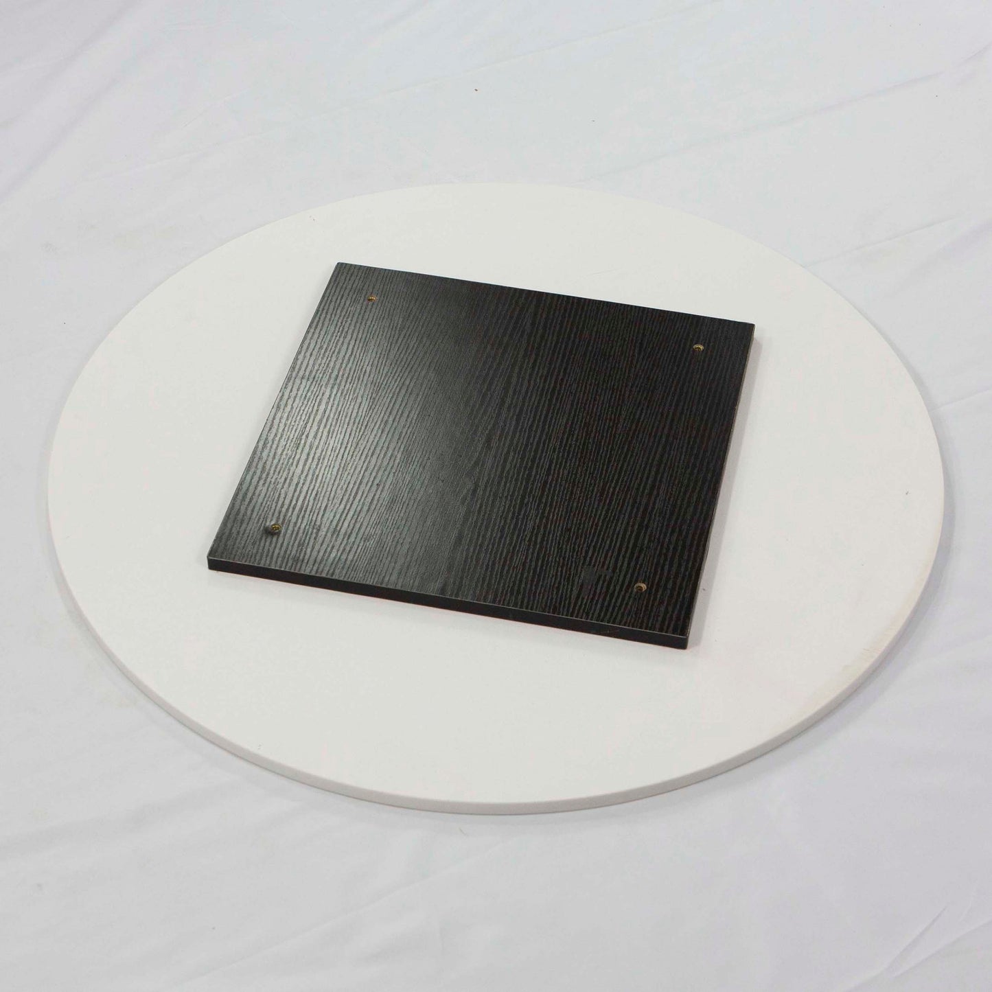 30" Round Solid Quartz Restaurant Table Top, White Color #KKD30-W