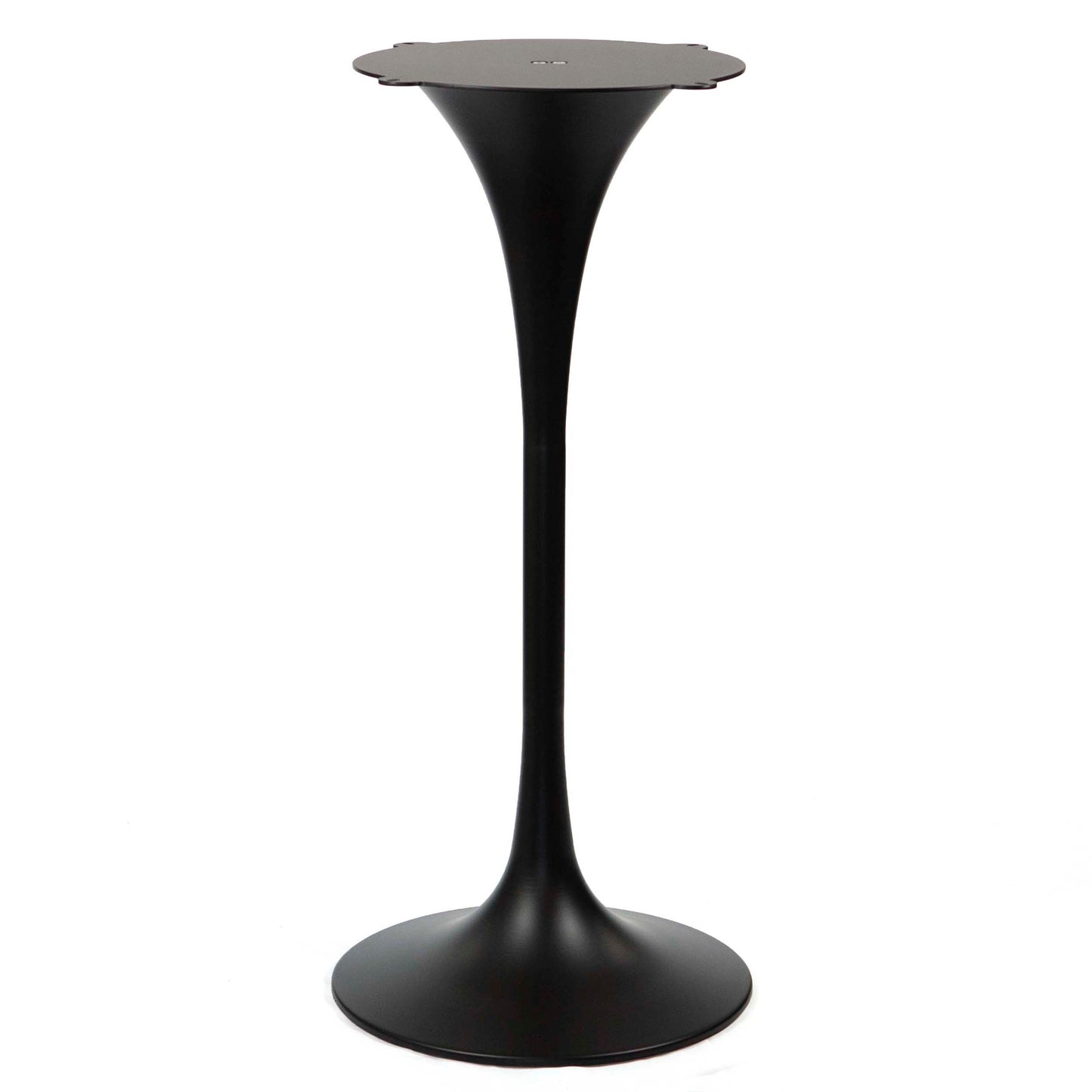 bar height tulip shaped pub table base