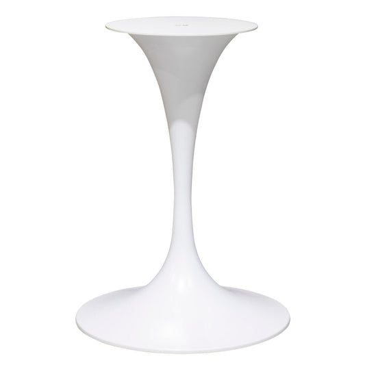 Tulip-Shaped Round Dining Table Base, White Powder Coated #LK2028W
