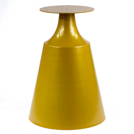 Cone Shaped Round Dining Table Base, Brass Color #LK311G