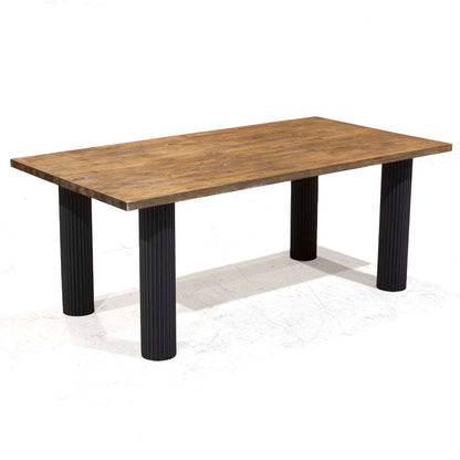 LK412 fluted dining table legs