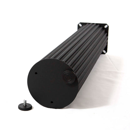 H28" Fluted Desk or Dining Table Legs, One Piece #LK412