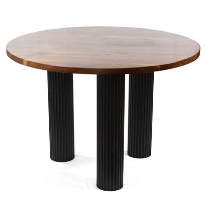 H28" Fluted Desk or Dining Table Legs, One Piece #LK412