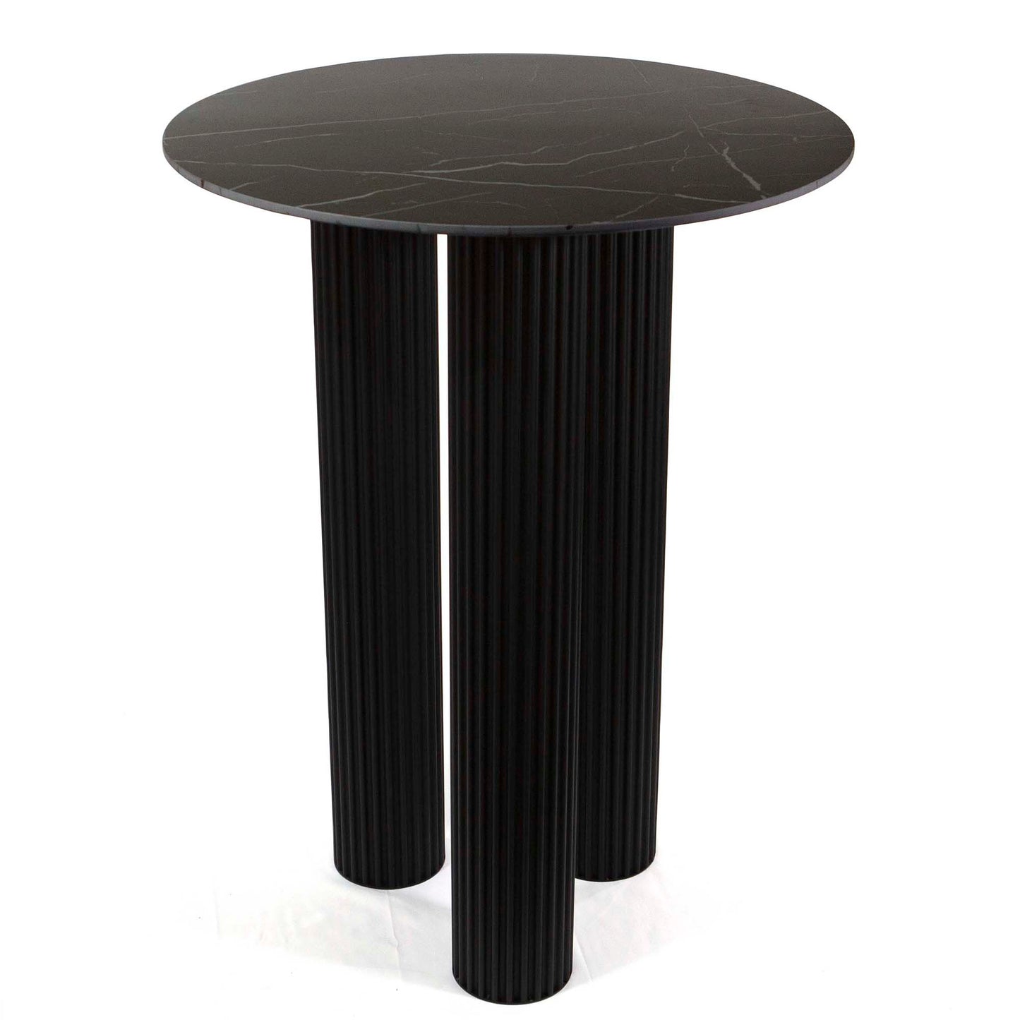 H39" Fluted High Top Table Legs, One Piece #LK482