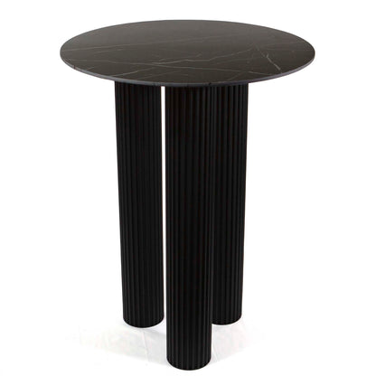 H39" Fluted High Top Table Legs, One Piece #LK482