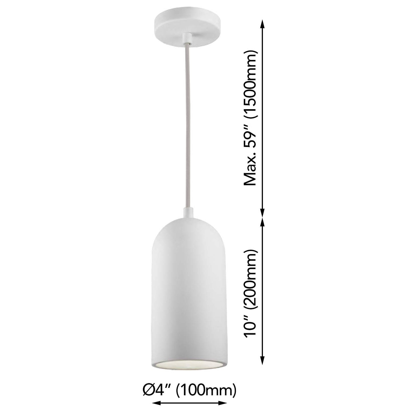 MH525 plaster pendant lights